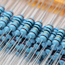 1100 Pcs 0.1 ohm~10M ohm 1/2W Metal Film Resistor 110 Value Box Kit