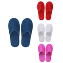 1 Pair Hotel Travel Disposable Slippers Home Guest White Red Blue Slippers