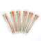 1 x Multicolor Ballpoint Pen Multifunction 8 In 1 Colorful Pressed Ballpoint Pen 0.5mm School Supply