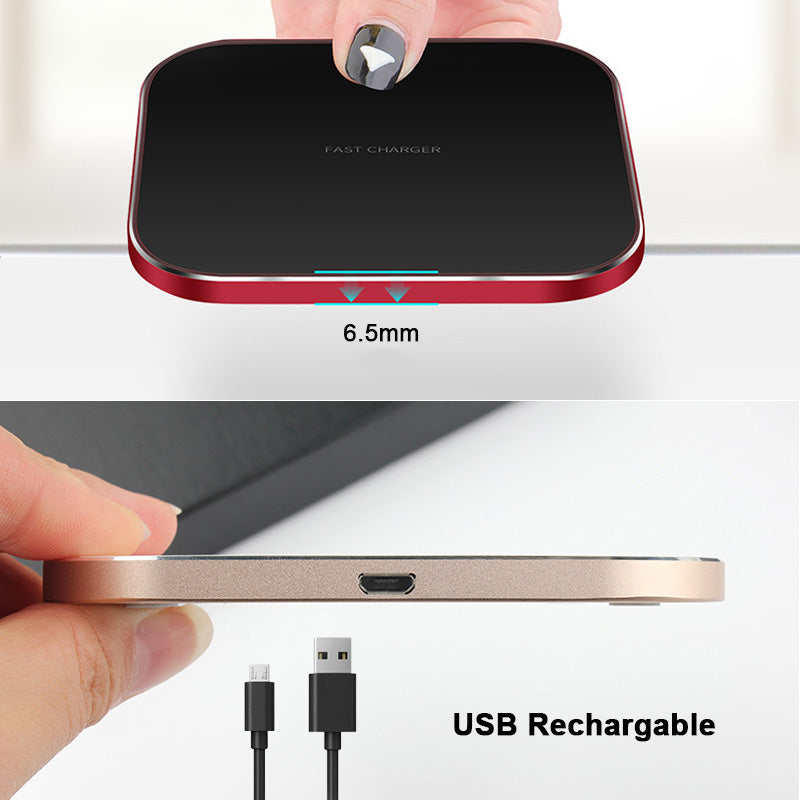 10W Qi Wireless Charger Dock Fast Charging Receiver Universal For Phone