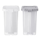 Food Storage Box Compartment Snack Removable Plastic Container Kitchen Case