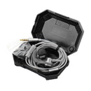 QKZ EQ1 Wired Metal Half In-ear HiFi Earphone with Microphone Line Control