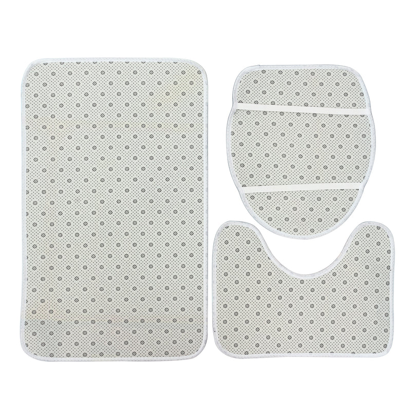 Shower Curtain Bath Pad Pedestal Rug Lid Toilet Cover Dragon Pattern Modern