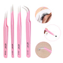 4 Pros Multifunctional Tweezers Makeup False Fake Eyelashes Extension Cosmetic Tools