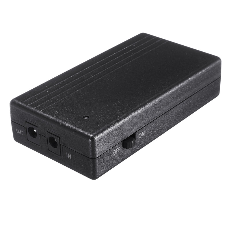 Portable 12V 2A 22.2W Mini UPS Uninterrupted Power Supply Adapter For Camera Router Replace