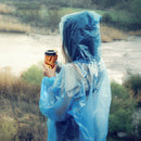Naturehike Outdoor Portable Disposable PE Raincoat Transparent Poncho Men Women Camping Travel
