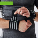 Wrist Support Gym Fitness Weightlifting Bracers Powerlifting Wristband Elastic Wrist Wraps Bandages Brace For Sports Safety