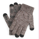 Motorcycle Touch Screen Gloves Winter Knit Warm Wool Thicken Velvet Bike Riding Outdoor