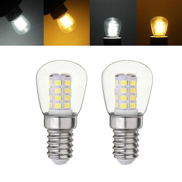 E14 3W SMD2835 White Warm White Mini LED Lamp Refrigerator Corn Light Bulb AC220-240V