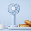Loskii HF-202 Portable Desktop Handheld Doughnut Design Base LED Night Fan