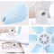 10W 6 Blade Mini Small Ceiling Fan Cooler Clip-on Hanging Stand Portable Home