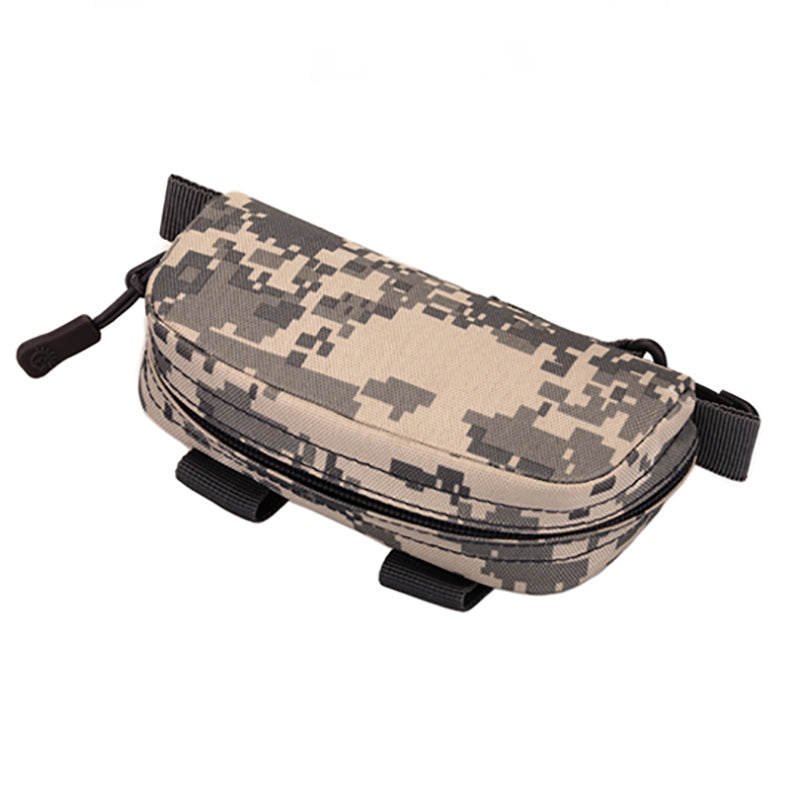Military Camouflage Glasses Tactical Bag Mini Storage Molle Pouch Nylon Hip Bum Waist Belt Pack
