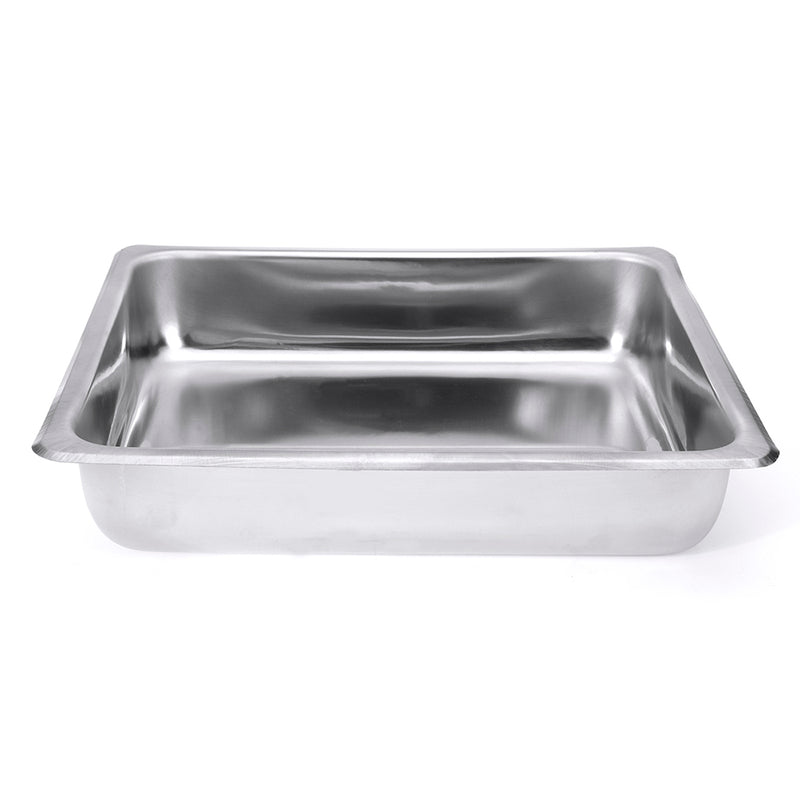 6L Stainless Steel Square Buffet Heating Stove Chafing Dish Buffet Stoves Caterer Wedding Party Food Warmer Tray Dinner Serving Simple Removal Buffet Stove