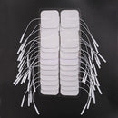 40pcs Replacement Tens Electrode Pad Pads EMS 5x5cm White Cloth