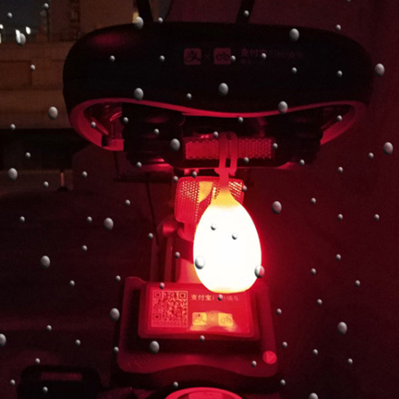 XANES TL11 4 Modes Egg Shape Bike Tail Light USB Charging Waterproof Bike Rear Safety Warning Light