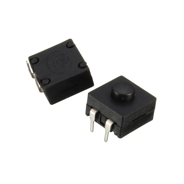 10Pcs DIP PCB Mini Latching Tactile Tact Push Button Switch 12x12x9mm