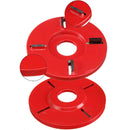 Four-tooth Plat Woodworking Carving Disc Tool Milling Cutter for 22mm Angle Grinder
