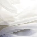 White Sheer Silk Drapes Panels Hanging Curtains Backdrop Home Wedding Party Decor