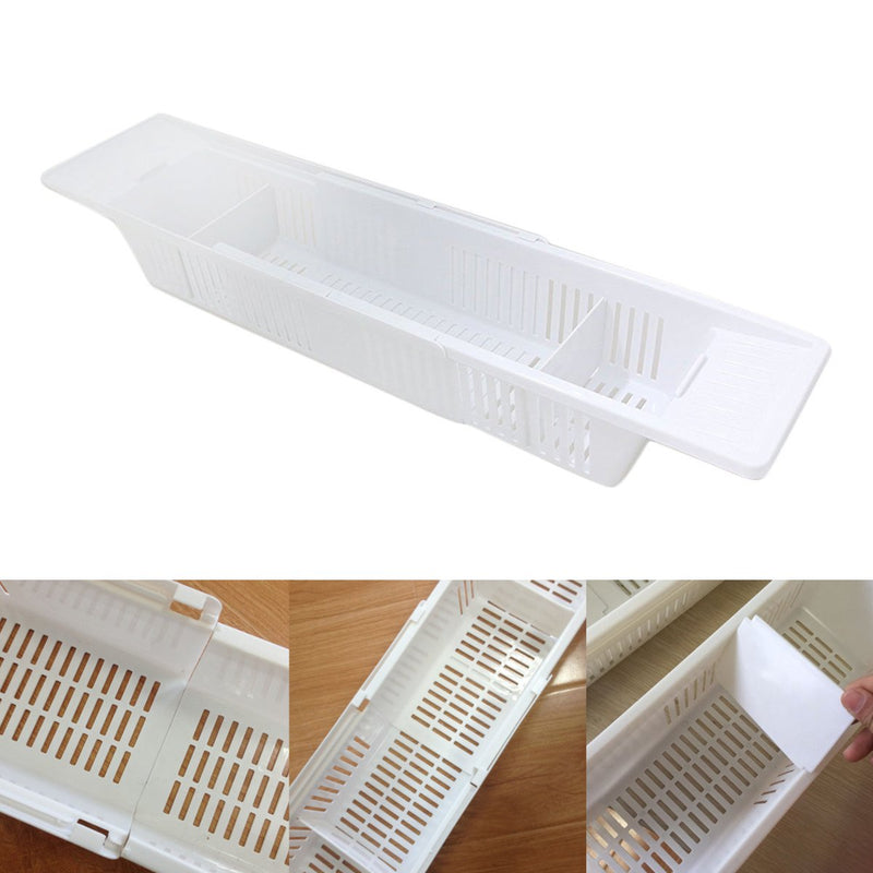 Honana BX-592 Adjustable Kids Bathtub Shower Toy Organizer Basket Retractable Storage Holder