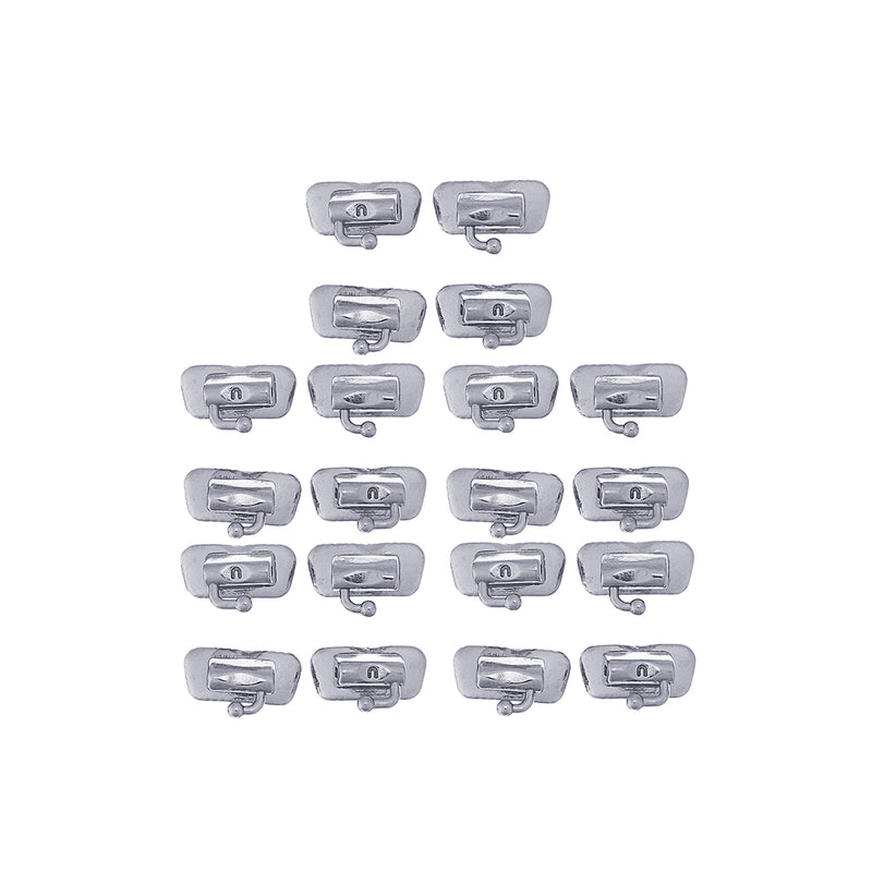 20Pcs/Set Dental Orthodontic 1st Molar Non-Conv Roth 0.022 Single Buccal Tube Tools