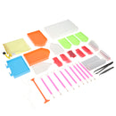 156Pcs 5D Diamond Painting Pen Cross Stitch Tools Set DIY Embroidery Tool Kit