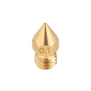 5PCS 1.75mm/0.1mm Copper Thread Extruder Nozzle For 3D Printer