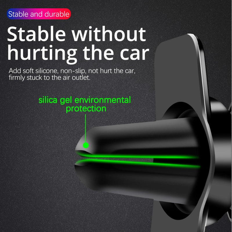FONKEN Air Vent Gravity Linkage Automatic Lock Car Phone Holder For 4.7 Inch - 6.0 Inch Smart Phone