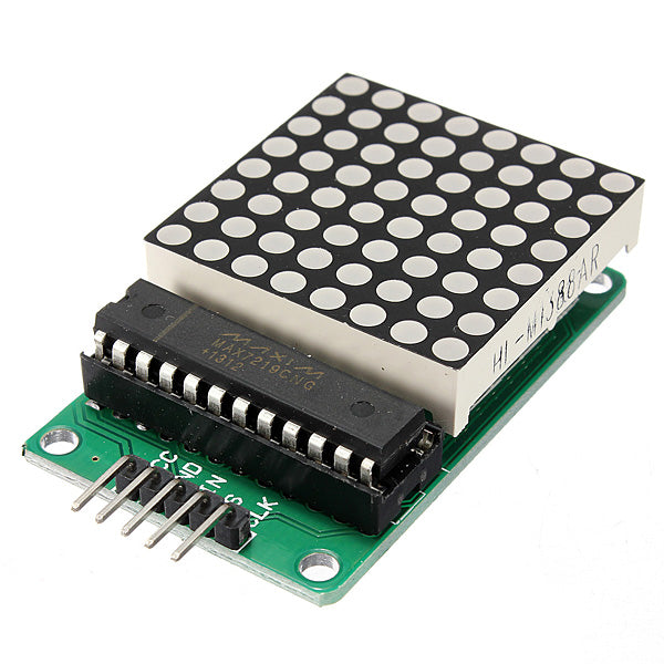 MAX7219 Dot Matrix MCU LED Display Control Module Kit For  With Dupont Cable
