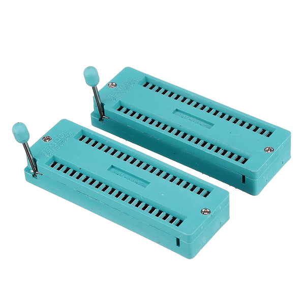 2pcs IC Lock Seat Zif Socket Test Universal zif Sockets 40Pin