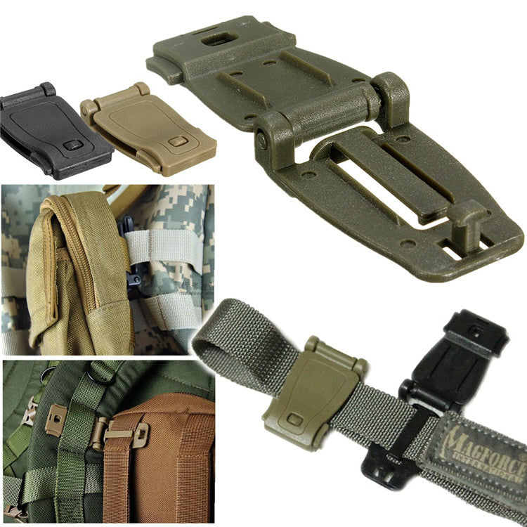 Molle Tactical Backpack Strap Webbing Connecting Buckle Clip