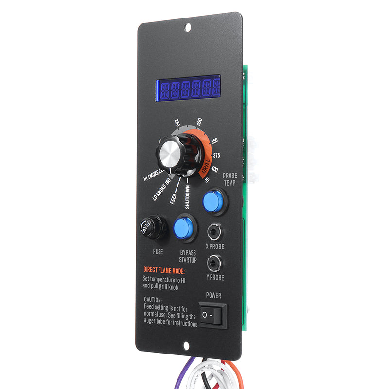 110V Adjustable BBQ Digital Thermostat Control Board + Probe For Camp Chef