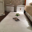 150x60cm Faux Wool Plush Rug Soft Shaggy Carpet Home Floor Area Mat Decoration