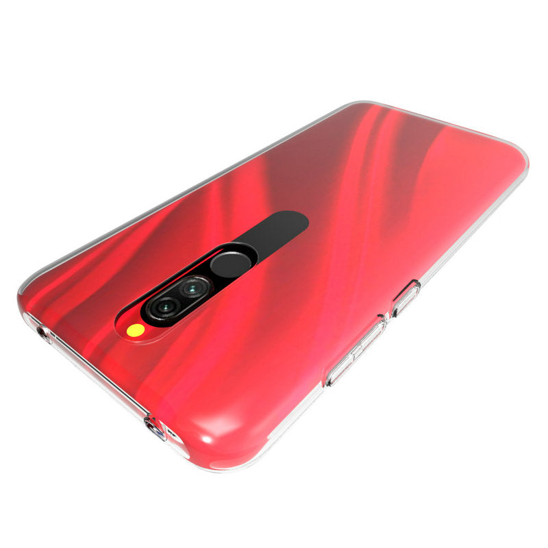 For Xiaomi Redmi 8 Case Bakeey HD Clear Anti-explosion Tempered Glass Screen Protector + Transparent TPU Protective Case