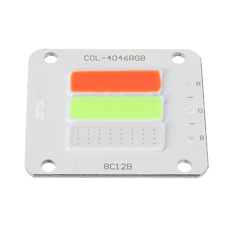 LUSTREON 50W RGB COB LED Chip Light Source for Floodlight DC24-30V