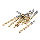 Drillpro 3.175mm Shank Spiral Ball Nose End Mill Cutter Tungsten Carbide Titanuim Coated Milling Cutter CNC Tool