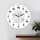 Emoyo ECY025 Chemical Element Table Wall Clock 3D Wall Clock For Home Office Decorations A