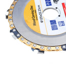 Drillpro Gold 5 Inch Grinder Chain Disc 9 Tooth Wood Carving Disc For 125 Angle Grinder