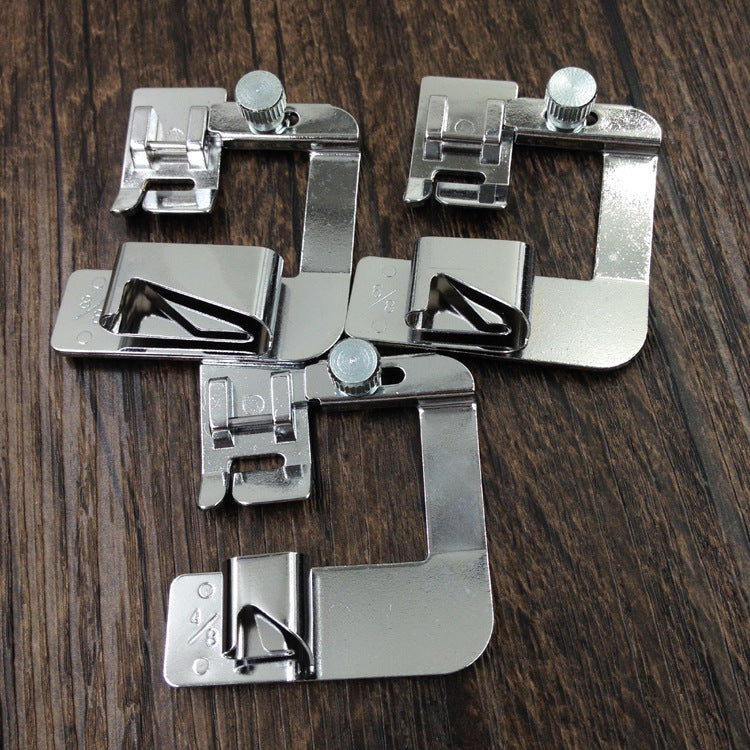 Portable Home Multi-functional household 3 Sizes Rolled Hem Presser Foot