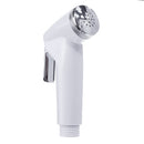 ABS Portable Bidet Sprayer Set Handheld Three Outlet Water Separator Retractable w/ 1.5m Spring 1/2" Hose Adapter Free Mounting Bracket Switch Toilet Cleaning Tool