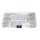 440Pcs/Set Stainless Steel Screw Bolt Nut Round Head Cap Socket Hex Bolt M3 M4 M5