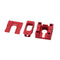 Red DIY Reprap Bulldog All-metal 1.75mm Extruder Compatible J-head MK8 Extruder Remote Proximity