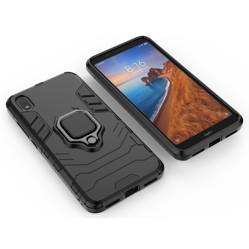 Bakeey Armor Magnetic Card Holder Shockproof Protective Case For Xiaomi Redmi 7A