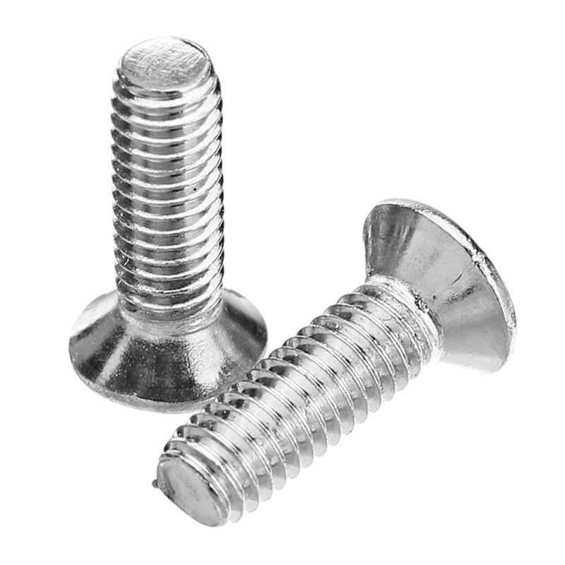 Suleve M3SP1 50Pcs M3 Stainless Steel Phillips Flat Head Countersunk Machine Screw 4-12mm Length