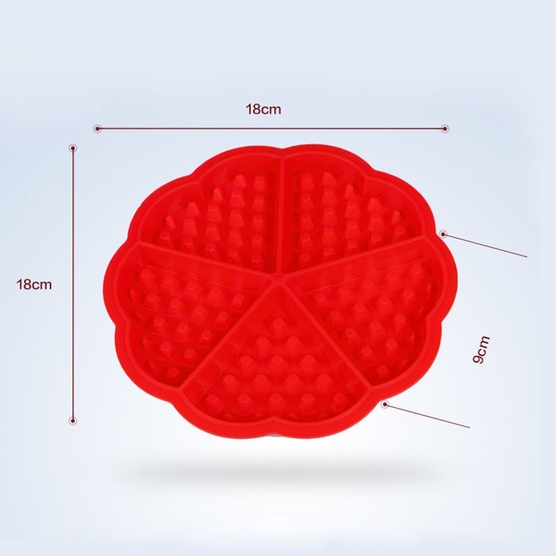Heart Love Shape Silicone Waffle Mold Mould Cake Baking Mold
