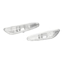 Pair White Car Front Side Marker Lights Cover Turn Lamps for BMW E60 525i 530i 545i 550i M5