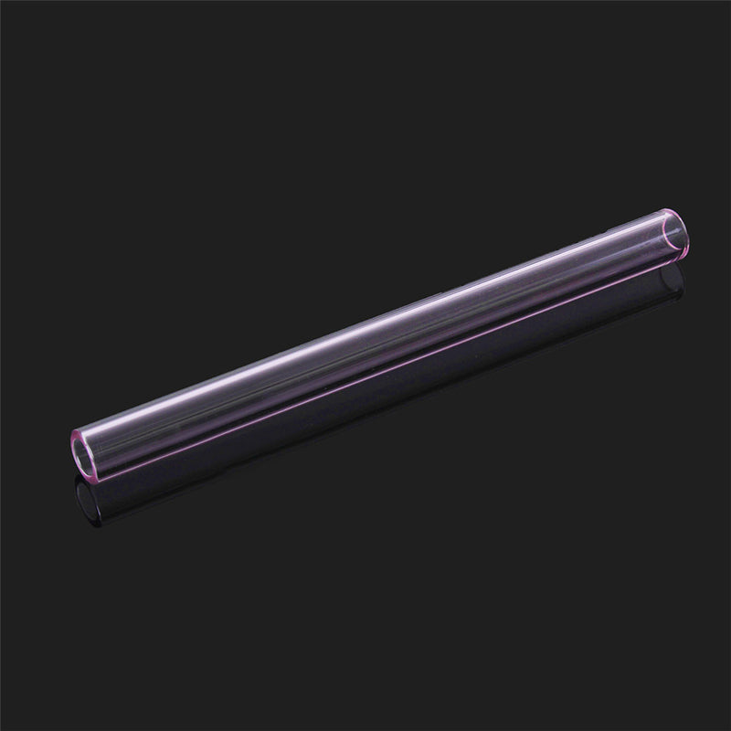 4Pcs 150mm Transparent Purple Borosilicate Glass Tube Tubing Pyrex Tubes Blowing Tube Test Tube 12mm OD 2.2 Thick Wall