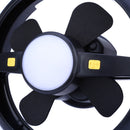 Camping Tent USB Fan Light 10 LED Rechargeable Lantern Portable Bright Lamp Power Bank Function