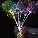 20-inch DIY Luminous Transparent Wave Ball Birthday Wedding Decoration Led Lantern Balloon Vibrating Toy