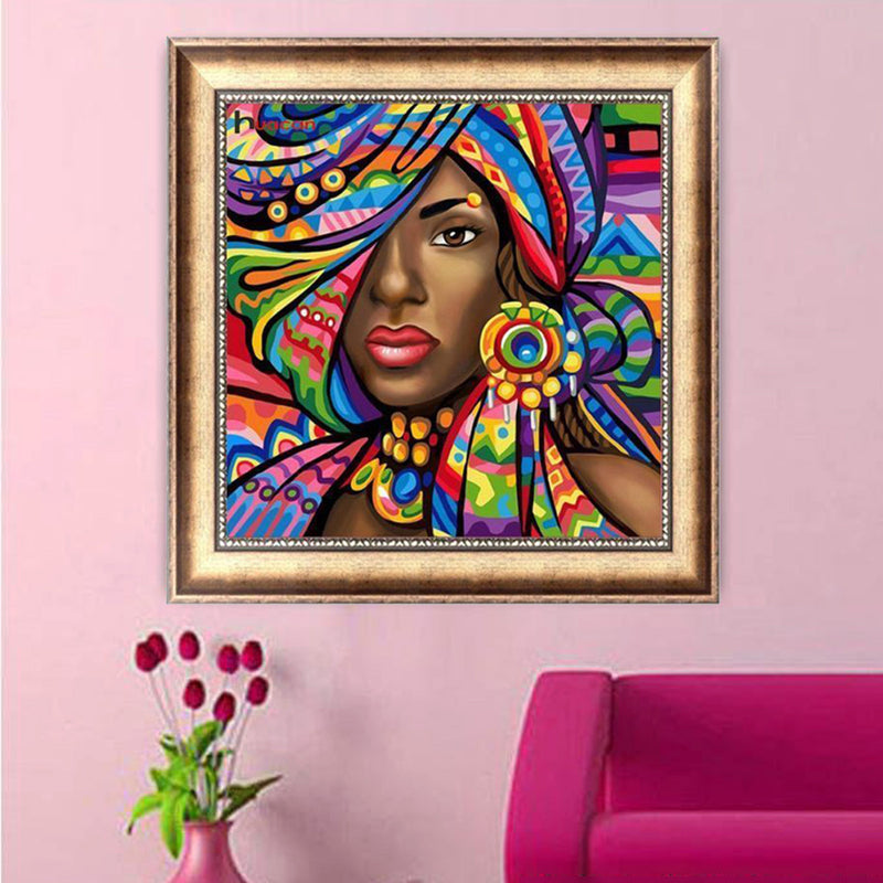 Full Drill DIY 5D Diamond Girls Paintings Embroidery Cross Stitch Kits Art Decor