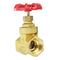 TMOK 1/2" 3/4" 1" Brass Manual Gate Valves G Female Thread Water Flow Valve